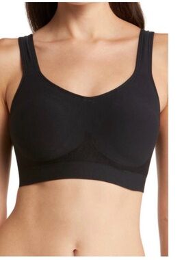 Shapermint Essentials Women's Daily Comfort Wireless Shaper Bra - Black Size M